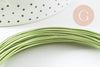 fil d'aluminium vert clair 1.5mm x1 bobine de 10 mètres (G6829)