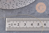 fil de cuivre doré 0.3mm, x1 bobine de 10 mètres (G6184)