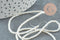 Perle ronde nacre blanche,perles coquillage,coquillage naturel,fil 40cm,2.5mm, x1 (G5449)