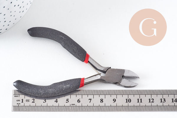 x 3 Pinces pour bijoux en acier carbone 130mm (marques oxydation) (G10937)